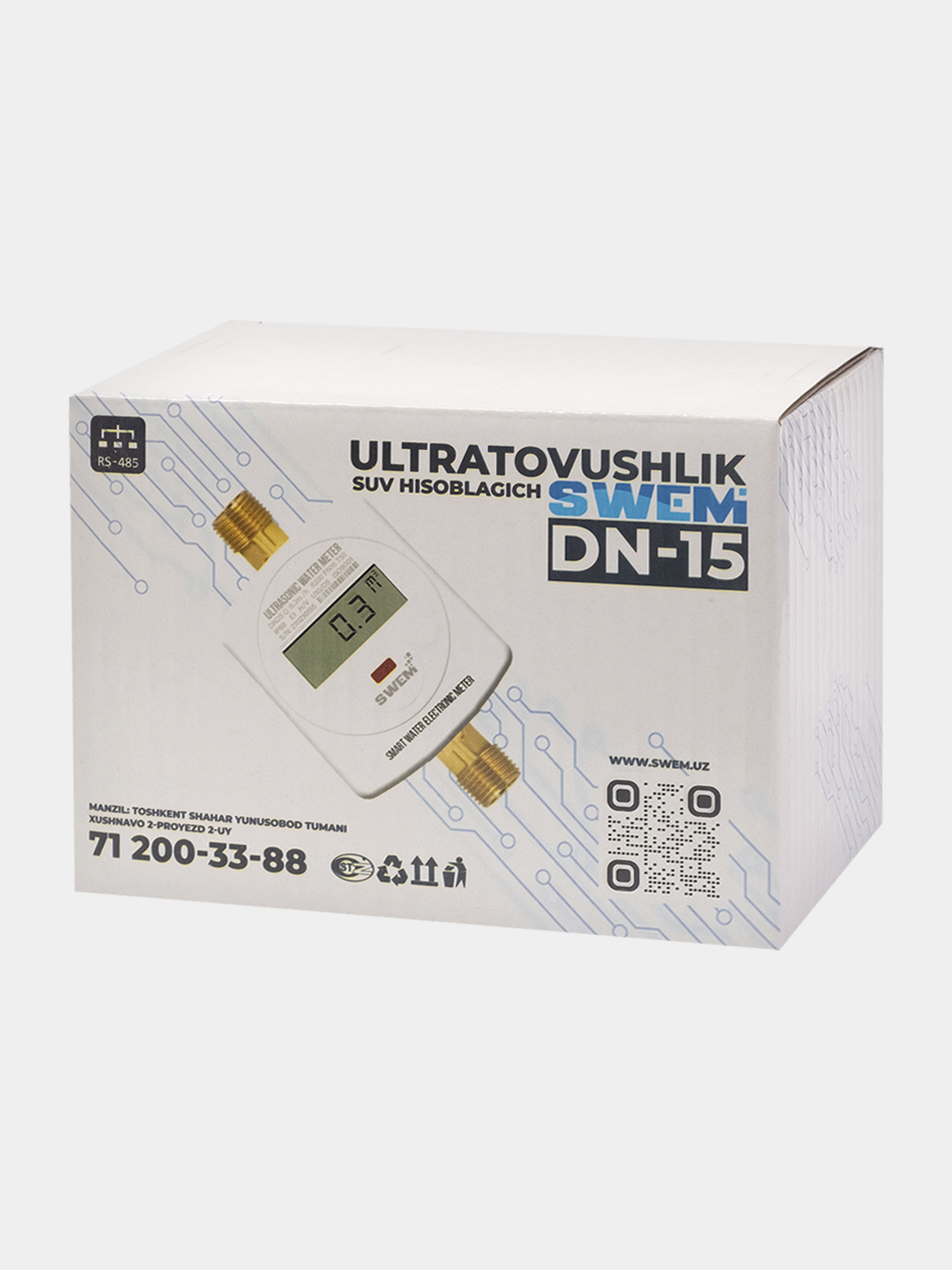 Ultratovushli suv hisoblagich DN15