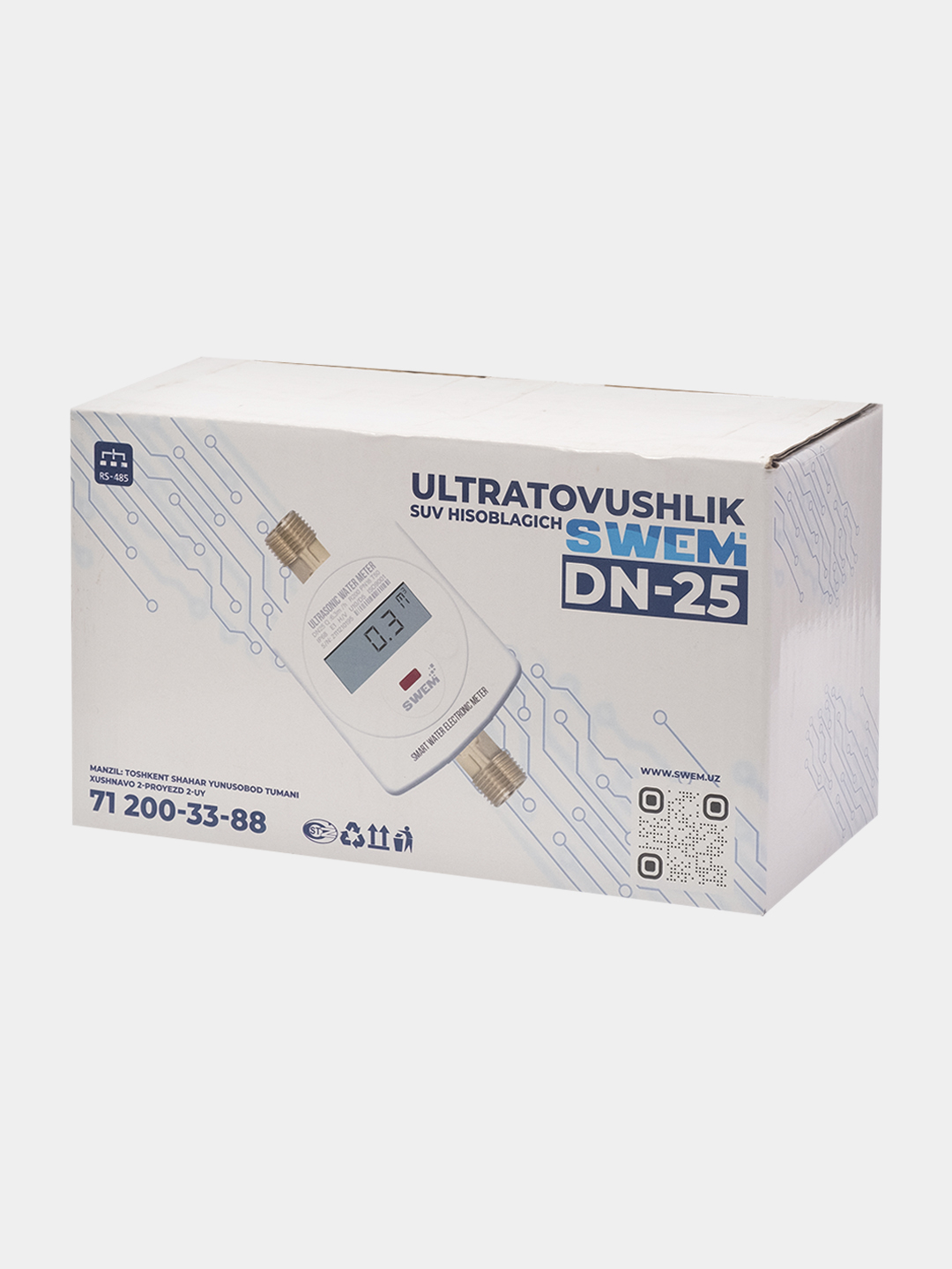 Ultratovushli suv hisoblagich DN25